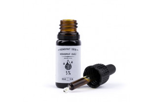 Konopný olej s 5% CBD - Konopný táta - 10 ml